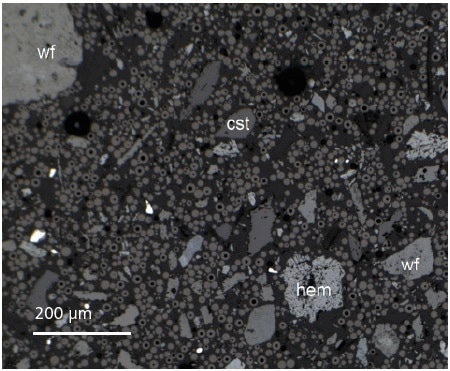 Particle separation, essential for acquiring accurate particle-specific data, is achieved by mixing the sample with spherical glassy carbon during sample preparation.