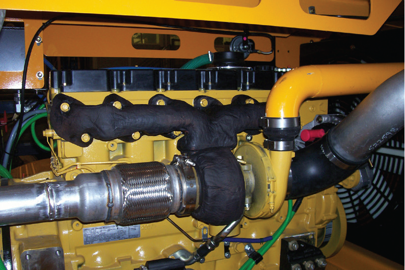 Turbo and Manifold with Firwin Hard Coat insulation