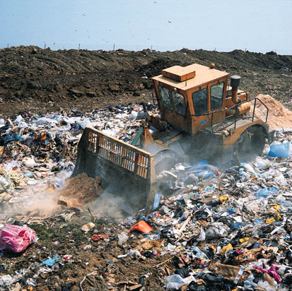 A typical landfill.