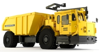 High Productivity 35 Tonne Capacity Electric Minetruck from Atlas Copco