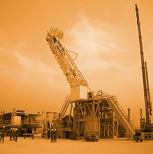 Desert Oil Drill Rigs from Derrick Services (UK) Ltd