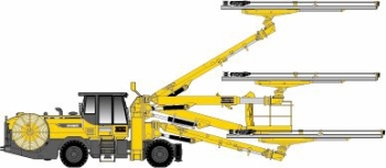 Boomer WE3 C Equipped with COP 3038: Face Drilling Rig from Atlas Copco