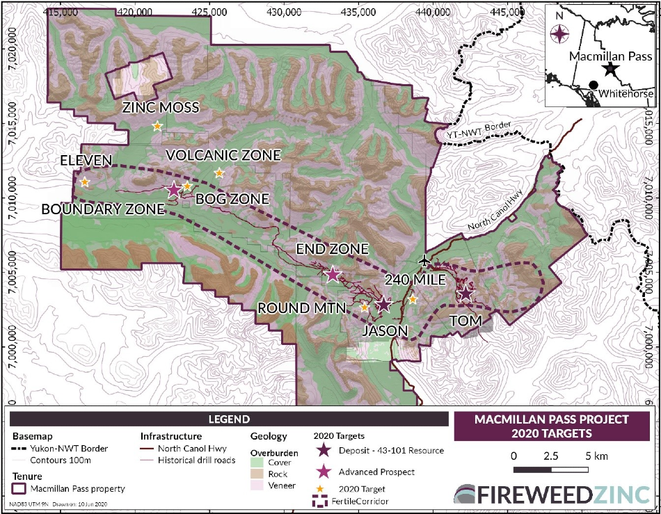 Fireweed Accelerates Exploration Work at Macmillan Pass Zinc Project in Yukon