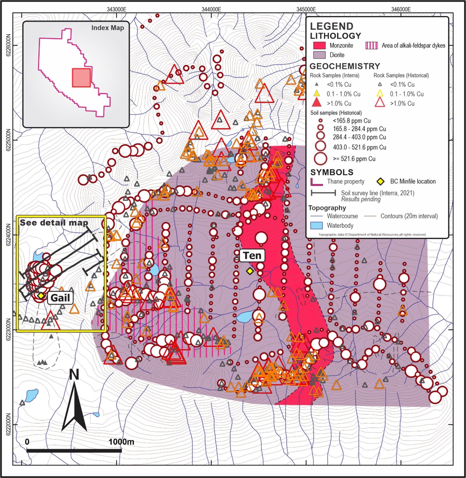 Interra Completes Ground Geophysical and Geochemical Work at its Thane Property