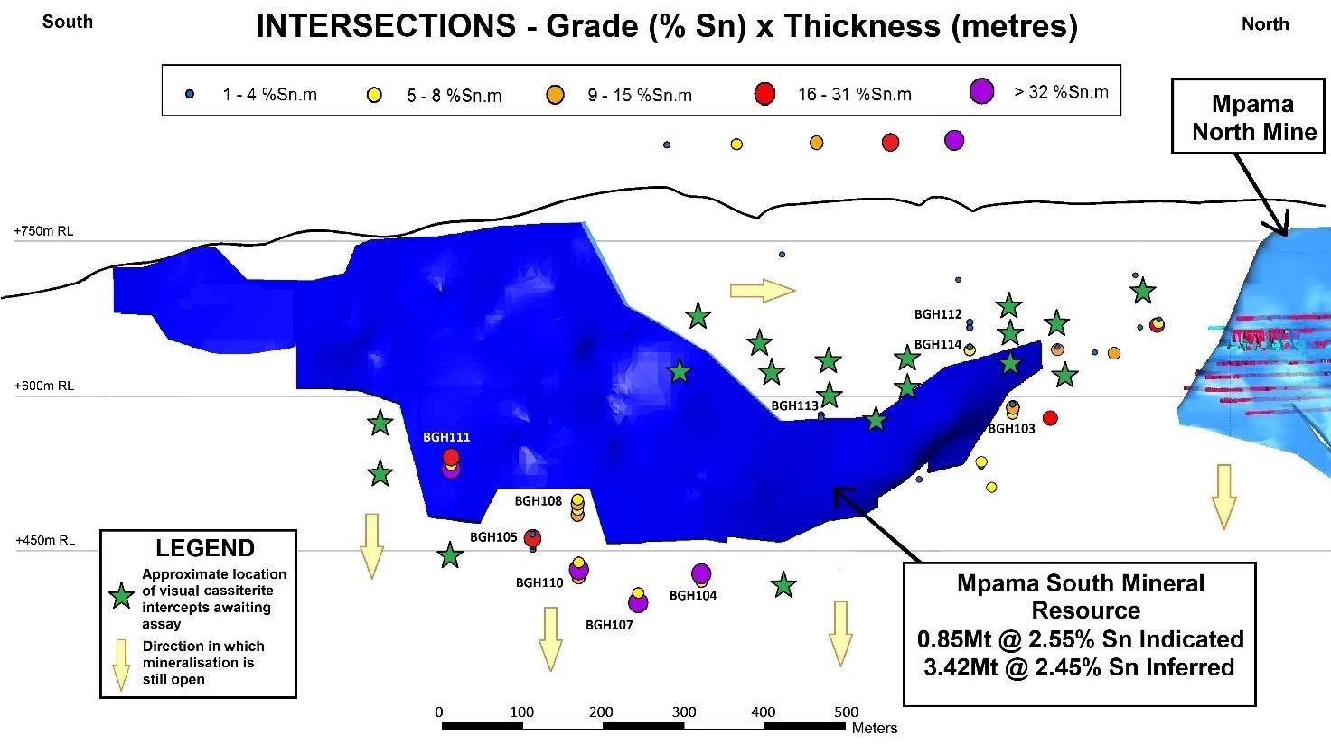 Alphamin Resources Corp. Announces Latest Drill Results from its Bisie Tin Complex