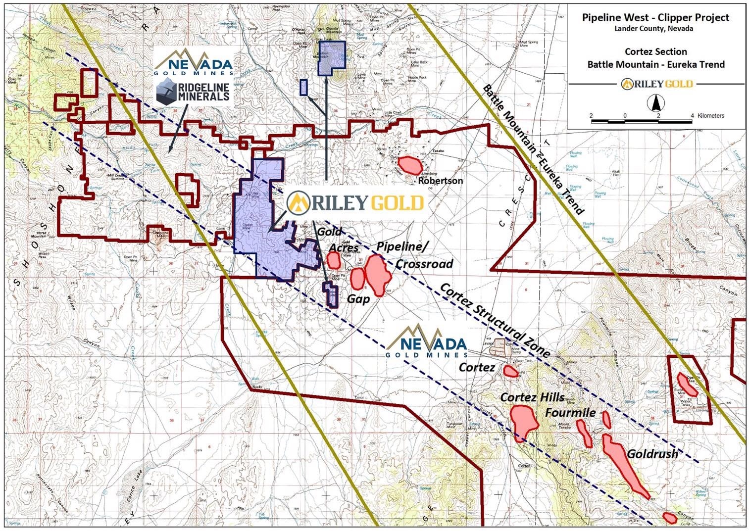 Riley Gold Finalizes Geophysical Analysis, Approves New Unverified Primary Targets at Its PWC Gold Project.