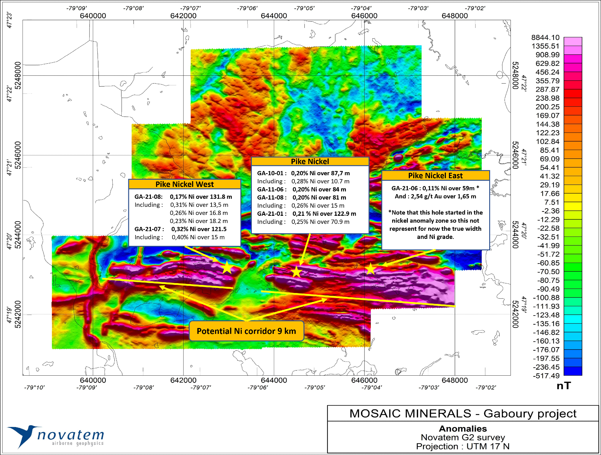 Mosaic Announces Drilling on The Gaboury Project.