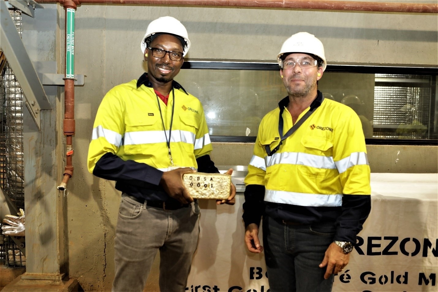 Orezone Achieves First Gold in Burkina Faso