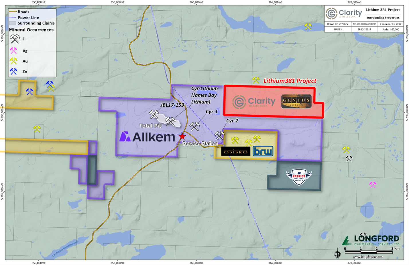 Clarity Metals Announces Exploration Efforts at the Lithium381 Property