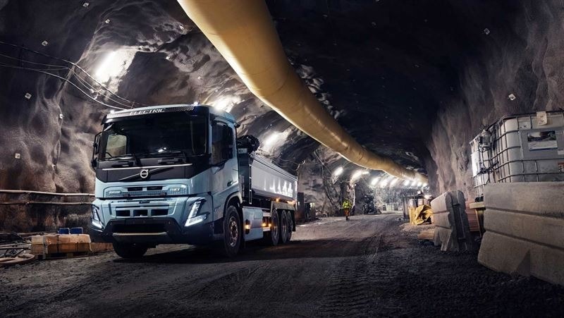 Volvo Trucks and Boliden Collaborate on Deployment of Underground Electric Trucks for Mining