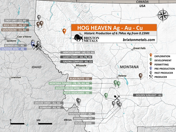 Update on the Hog Heaven Joint Venture from Brixton Metals