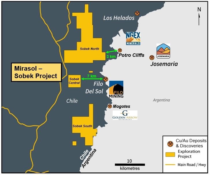 Mirasol Commences Company’s 100%-Owned Sobek Copper Project in Chile