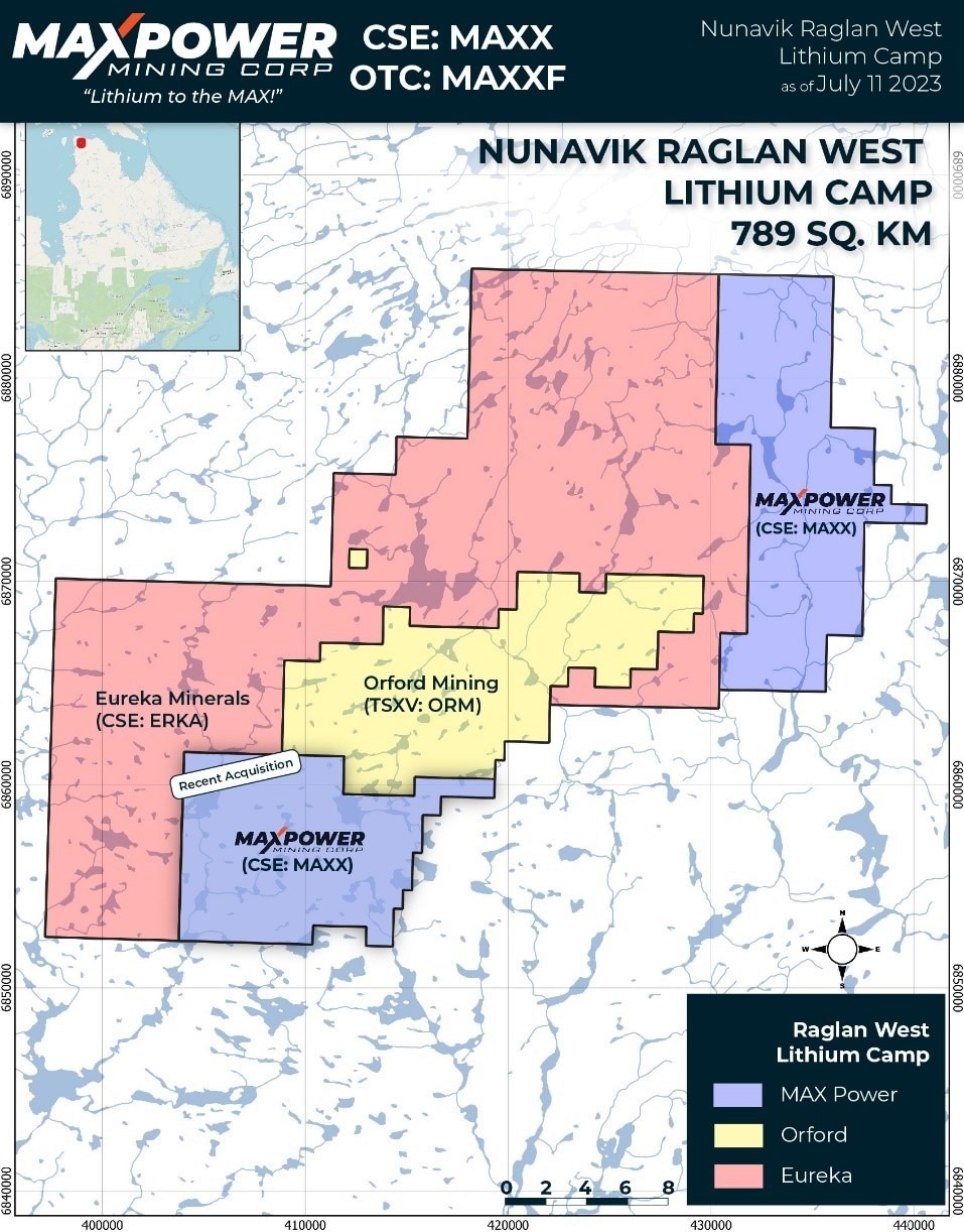 MAX Power Expands its Footprint in the Raglan West Lithium Camp