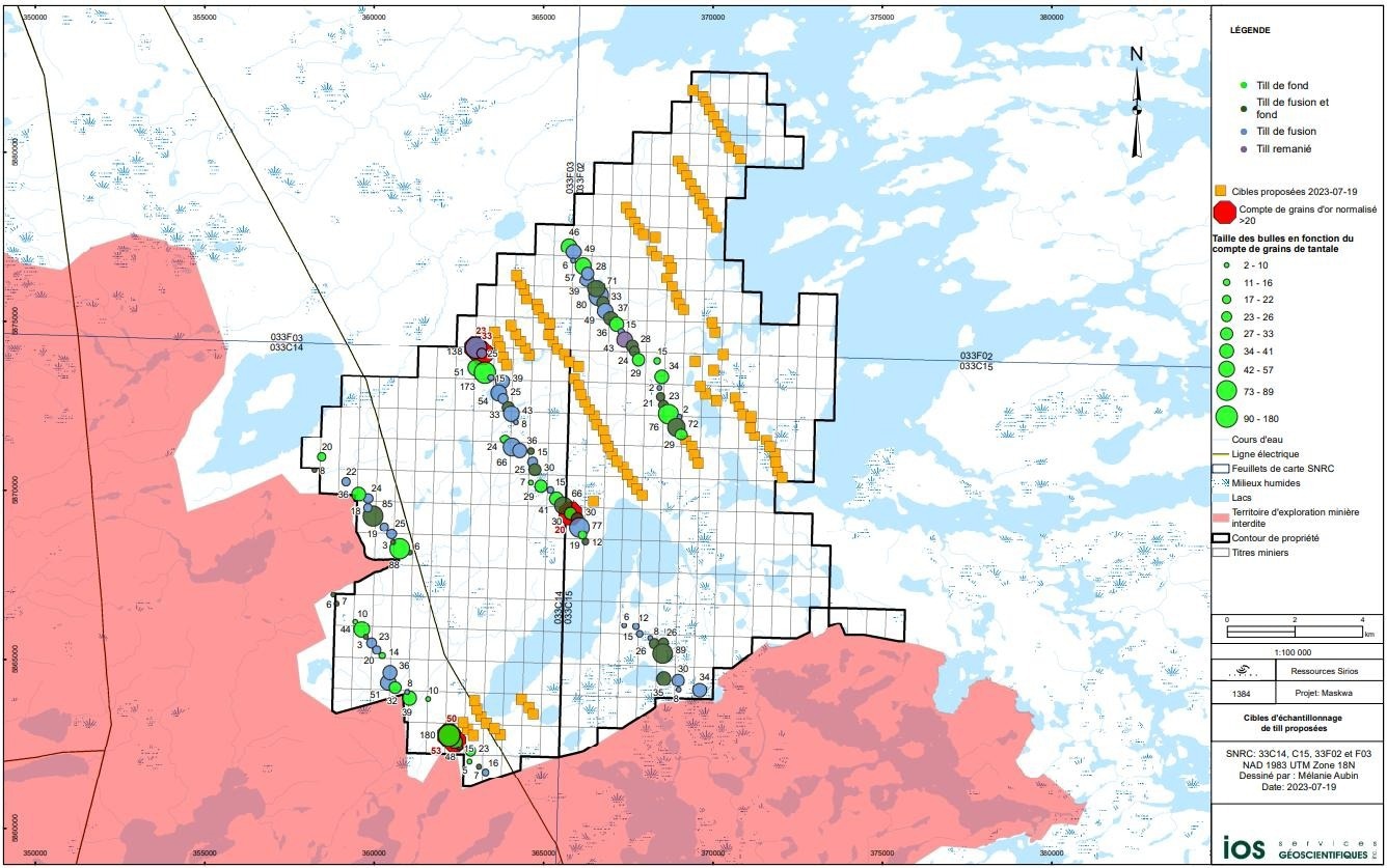Sirios Resources Announces Lithium-Targeted Follow-Up Work in Maskwa Property