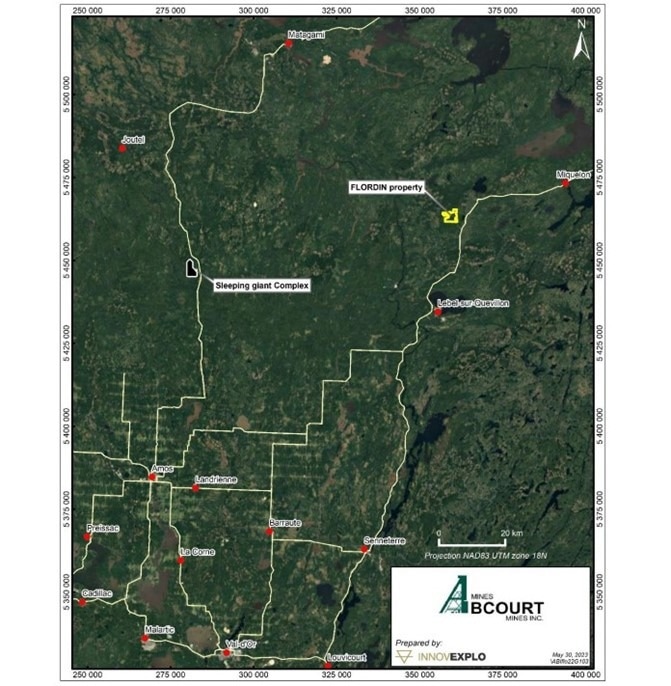 Abcourt Announces New Drilling Program on Flordin Property