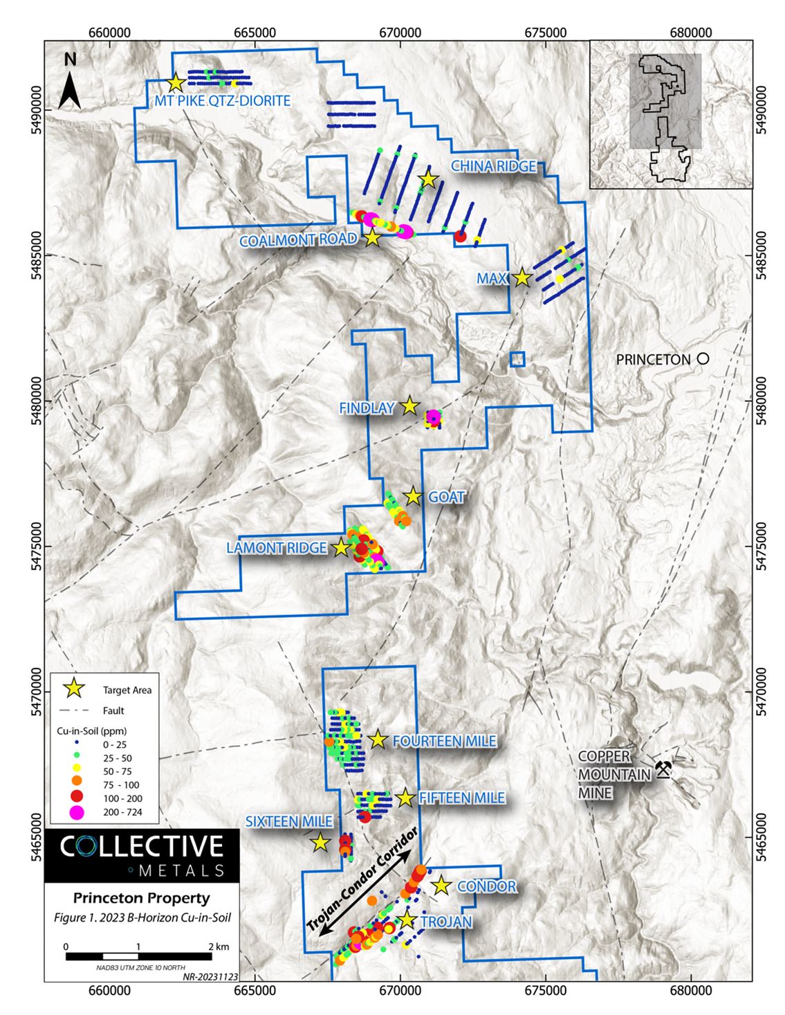 Collective Metals Unveils Promising Soil Survey Results for Princeton Project