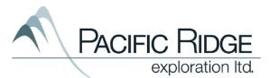 Pacific Ridge Exploration Completes Phase 1 Field Work at OGI Zinc Project