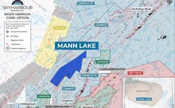 Report on Mann Lake Uranium Project from Skyharbour’s Partner Company Basin Uranium