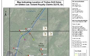 Troilus Gold Declares Drill Results From its High-Grade Gold-Copper-Silver Testard Target