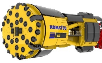 Komatsu and Codelco Agree to Conduct Trial  of New Mining Tunnel Boring Machine