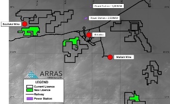 Arras Minerals Reports Acquisition of Three Exploration Licenses