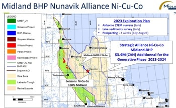 Midland Exploration Embarks on Major Nickel Exploration Program