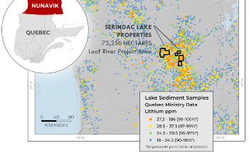 Discovery Lithium Follow-Up on Vaubert Lake Lithium Target