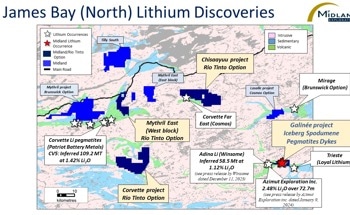 High-Grade Grab Samples Unveil Promising Lithium Potential in Galinée Project