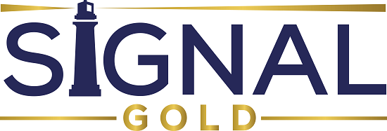 Signal Gold Inc. logo.